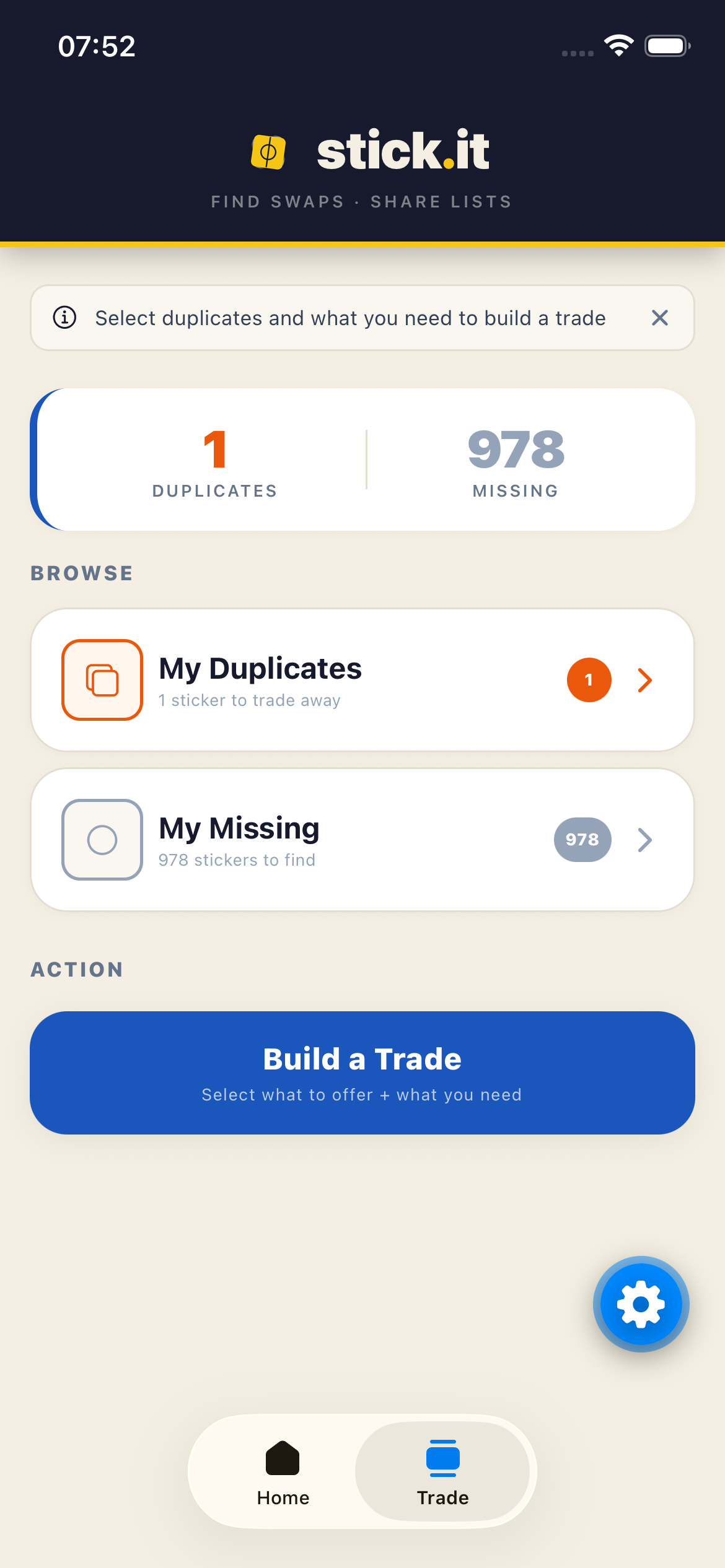 Stickit – Trade Hub